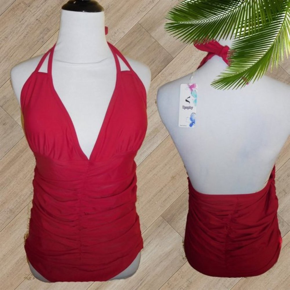 UPOPBY RED ONE PIECE SWIMSUIT